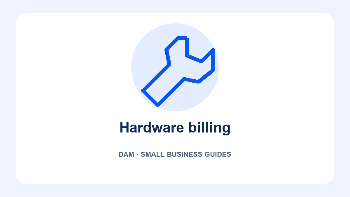 Hardware Shop Billing: Units, Stock and Customer Credit