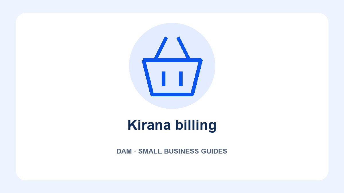Kirana Billing App: Manage Bills, Stock and Udhar Together