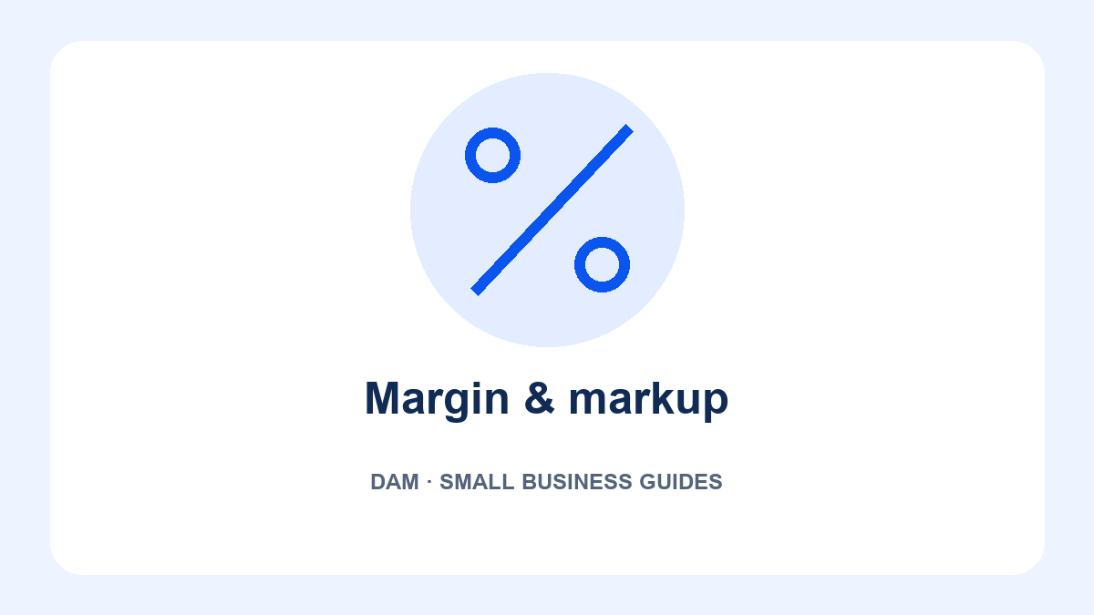 Margin vs Markup: Price Your Products Without Confusion