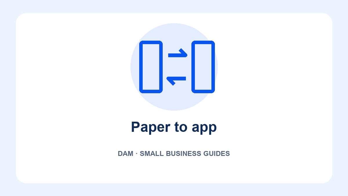 Move Your Paper Ledger to a Billing App: A 7-Day Plan