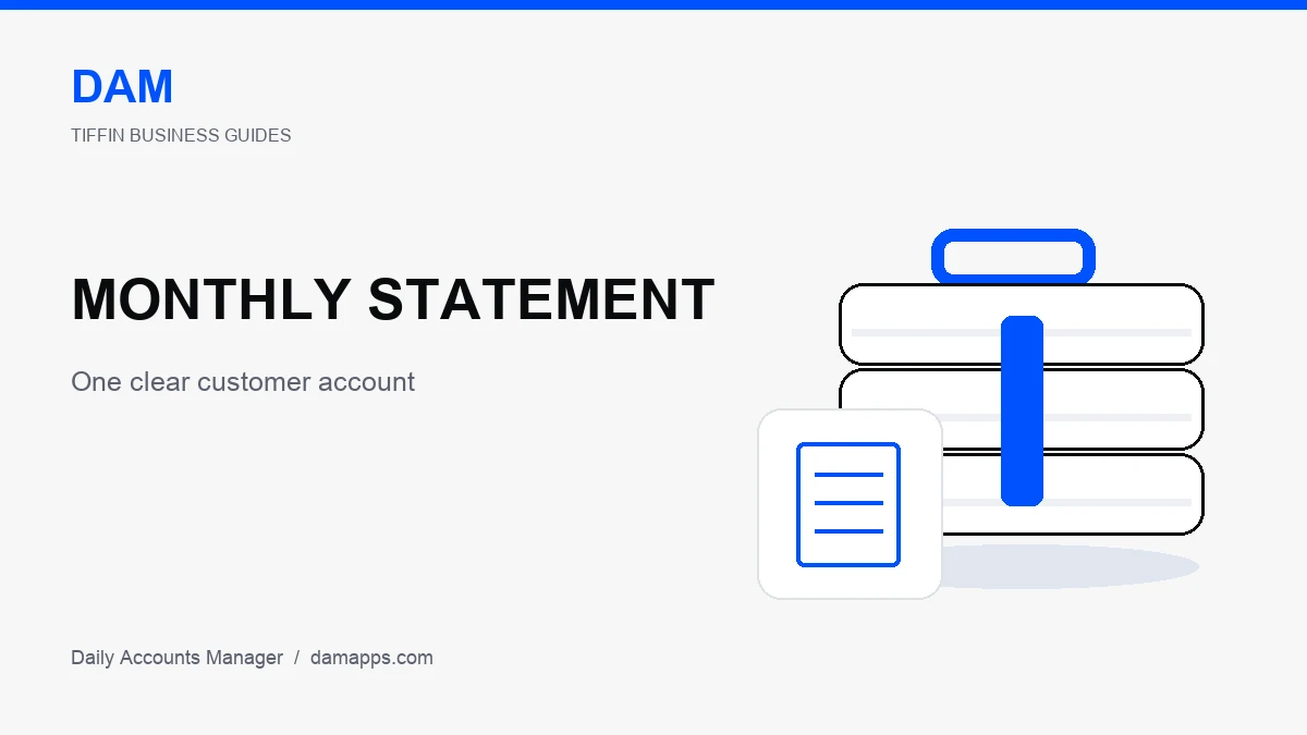 Build a clear monthly bill